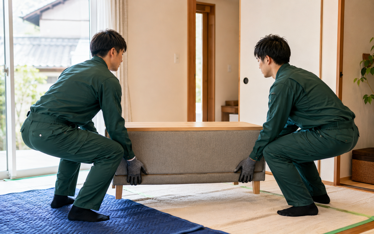 家具移動作業のイメージ写真
